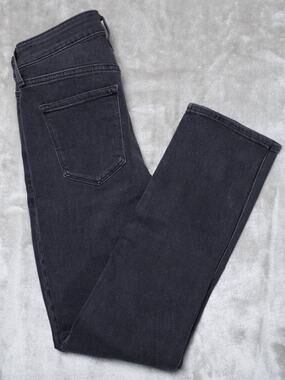 Old Navy High Rise WOW Straight Dark Gray Denim Jeans Womens Size 8